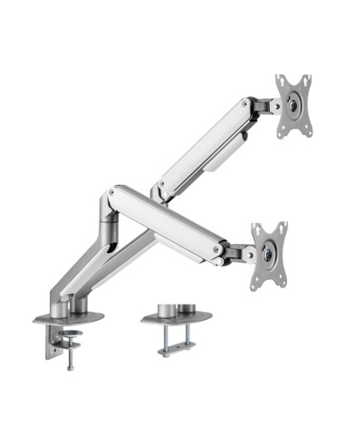 BRAZO PARA DOS MONITORES - INSTALACIÓN EN MESA - PESO SOPORTADO 9 KG/BRAZO