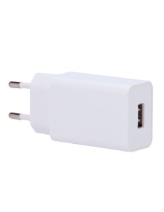 USB POWER SUPPLY - EUROPEAN TYPE PLUG - AC INPUT 100-240 V / 0.5 A - USB OUTPUT A DC 5 V / 1 A - MAXIMUM POWER 5 W - COMPATIBLE
