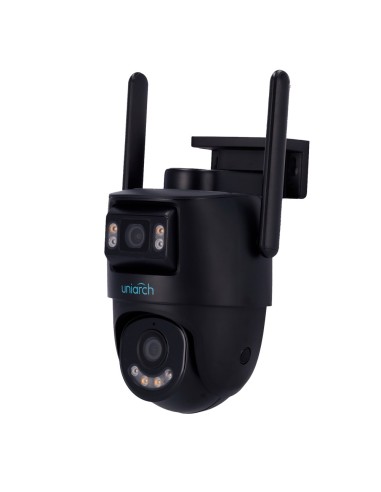 CÁMARA IP WIFI UNIARCH PANDA SERIE P - RESOLUCIÓN HASTA 3MPX, ALTA CALIDAD DE IMAGEN_x000D_ - DOBLE LENTE: FIJA (VISTA GENERAL)