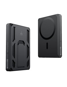 POWER BANK WITH MAGNETIC WALLET - CAPACITY 5000MAH - USB-C INPUT - USB-C AND WIRELESS OUTPUTS - CERTIFIED WITH FINDMY - FAST CH