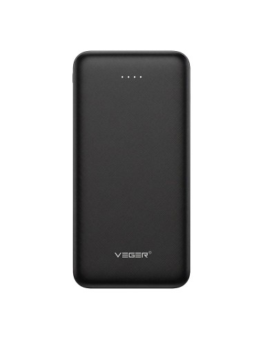 VEGER POWER BANK  - CAPACITY 10000MAH - MICRO USB-C AND 2X USB-A INPUTS - MICRO USB-C AND 2X USB-A OUTPUTS - 3 DEVICES AT A TIM