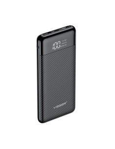 VEGER POWER BANK WITH LCD DISPLAY - CAPACITY 10000MAH - USB-C, MICRO USB INPUTS - USB-C, USB-A OUTPUTS  - LOADS 2 DEVICES AT A 