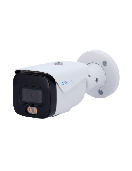 X-SECURITY CÁMARA IP BULLET - 4 MEGAPÍXEL  (2688X1520) - LENTE 2.8MM - WDR 120DB | DUAL LIGHT(IR 50M Y LUZ BLANCA 50M) - WIZSENS