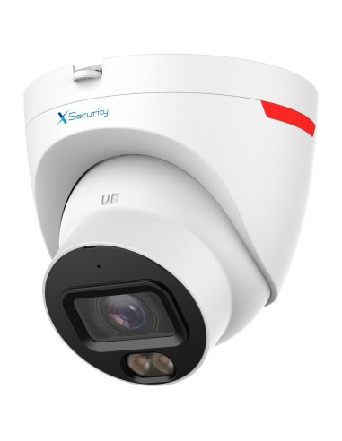 X-SECURITY CÁMARA IP TURRET WIZCOLOR - 8 MEGAPÍXEL (3840×2160) | SENSOR 1/1.8&QUOT; F1.0 - LENTE 2.8MM | LUZ BLANCA 30M - WDR 12