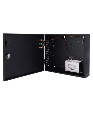 CAJA PARA CONTROLADORA - COMPATIBLE CON CONTROLADORAS INBIO SERIES - TAMPER DE APERTURA - CIERRE CON LLAVE - FUENTE DE ALIMENTAC