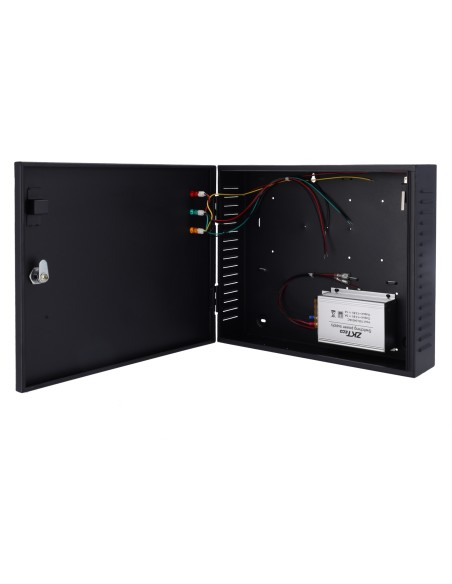 CAJA PARA CONTROLADORA - COMPATIBLE CON CONTROLADORAS INBIO SERIES - TAMPER DE APERTURA - CIERRE CON LLAVE - FUENTE DE ALIMENTAC