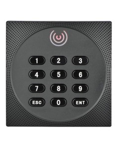 LECTOR DE ACCESO - ACCESO POR TARJETA MF DESFIRE Y PIN - INDICADOR LED Y ACÚSTICO - WIEGAND 34/66 - COMPATIBLE CON CONTROLADORAS