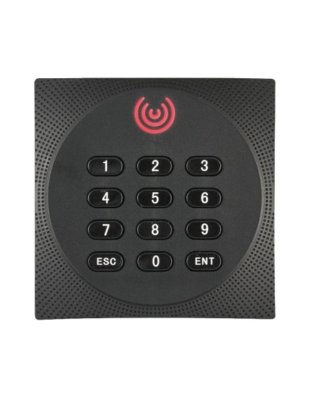 LECTOR DE ACCESO - ACCESO POR TARJETA EM/MF DESFIRE Y PIN - INDICADOR LED Y ACÚSTICO - RS485 ZKTECO | OSDP - COMPATIBLE CON CONT