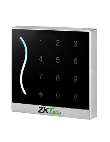 LECTOR DE ACCESO - ACCESO POR TARJETA MF Y PIN - INDICADOR LED Y ACÚSTICO - WIEGAND 26/34 - COMPATIBLE CON CONTROLADORAS ZKTECO