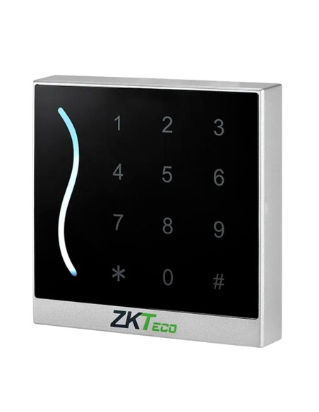 LECTOR DE ACCESO - ACCESO POR TARJETA MF Y PIN - INDICADOR LED Y ACÚSTICO - WIEGAND 26/34 - COMPATIBLE CON CONTROLADORAS ZKTECO