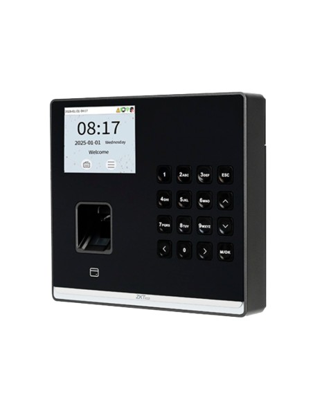 CONTROL DE PRESENCIA Y ACCESO SIMPLE - HUELLA, TARJETA EM Y PIN - 3.000 HUELLAS | 150.000 REGISTROS - 2.8&QUOT; TFT | TCP/IP, US