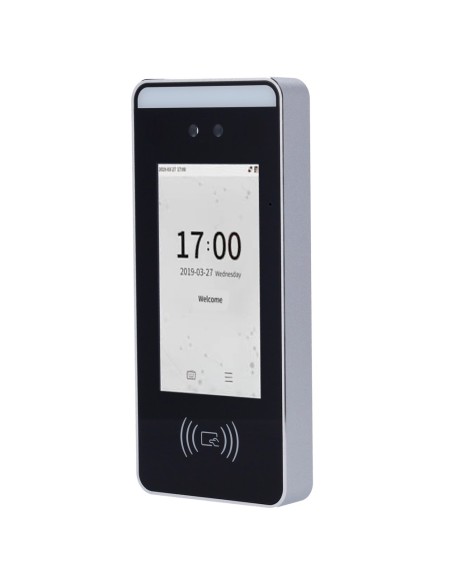 CONTROL DE ACCESO Y PRESENCIA BIOONCARD - FACIAL, PALMA, TARJETA MF DESFIRE Y PIN - 6.000 CARAS | 200.000 REGISTROS - 5&QUOT; TF