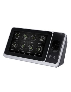 CONTROL DE PRESENCIA ANDROID CON CÁMARA - HUELLA, TARJETA EM/MF/DESFIRE Y PIN - 6.000 HUELLAS | 200.000 REGISTROS - 7&QUOT; TFT