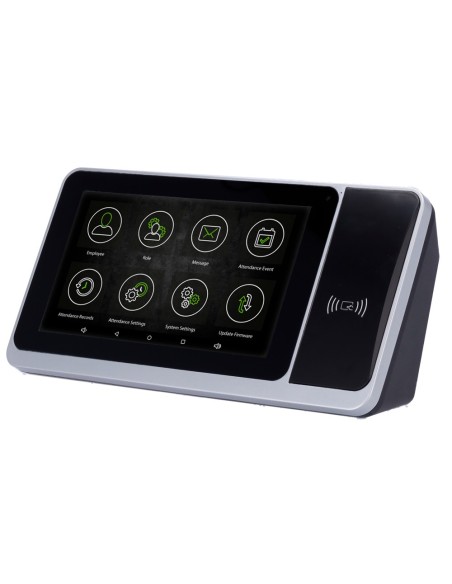 CONTROL DE PRESENCIA ANDROID CON CÁMARA - TARJETA EM/MF/DESFIRE Y PIN - 10.000 TARJETA | 200.000 REGISTROS - 7&QUOT; TFT TÁCTIL