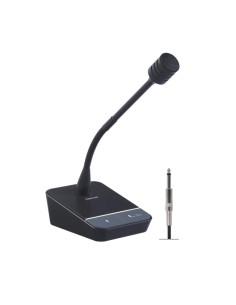 MICROFONE DINÂMICO DE MESA UNIDIRECIONAL CARDIOIDE FONESTAR LIGNUM-12SUB