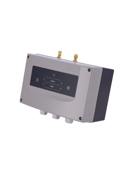 DETECTOR TÉRMICO LINEAL REARMABLE  - PARA DOS TUBOS SENSORES - 2 ZONAS INDEPENDIENTES - 4 RELÉS CONFIGURABLES - EN 54-22 - COMPA