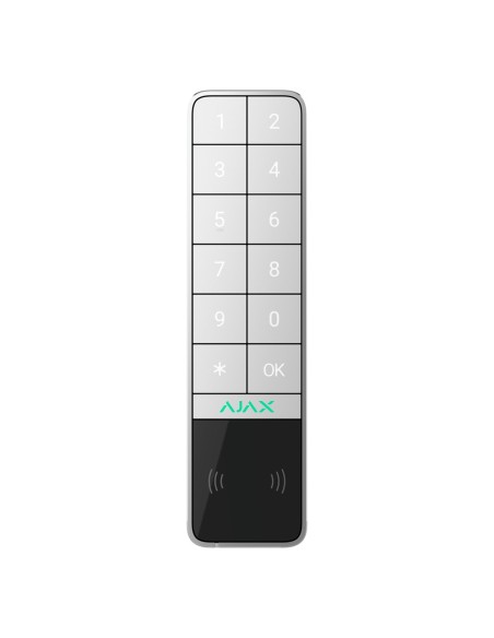 TECLADO PARA EXTERIOR IP66/IK08 CON LECTOR RFID - ARMADO/DESARMADO TOTAL O POR GRUPOS - AUTENTICACIÓN: CÓDIGOS, LECTOR RFID O BL