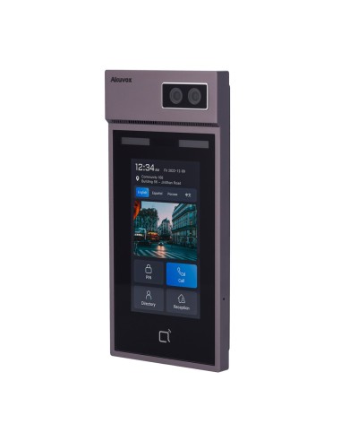 VIDEOPORTERO IP ANTIVANDÁLICO IK08 - CÁMARA 2 MPX/1 MPX | AUDIO BIDIRECCIONAL - FACIAL, TARJETA, NFC, PIN, BLE Y QR | 1 RELÉ - A