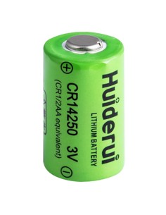 HUIDERUI - PILE CR14250 - 1/2AA - LITHIUM - TENSION 3V - CAPACITÉ NOMINALE 820 MAH