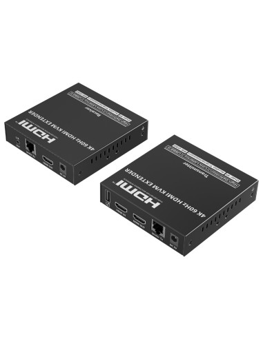 HDMI SIGNAL KVM EXTENDER - RANGE 120 M - RESOLUTION 4K - ALLOWS 1 CONNECTIONS:M - HDMI LOOP OUT