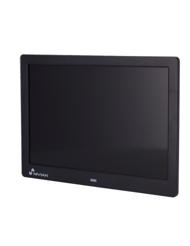 NIVIAN MARCO DE FOTOS DIGITAL - PANTALLA DE 12&QUOT; - CONTROL REMOTO - REPRODUCE CONTENIDO MULTIMEDIA - MONTAJE EN ESCRITOTIO O