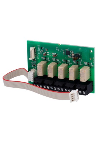 MÓDULO DE RELÉ - COMPATIBLE CON DETECTORES ASD Y ADW - 5 RELÉS CONFIGURABLES - MONTAJE MODULAR EN RANURAS DEL ASD 535 - CUMPLE E