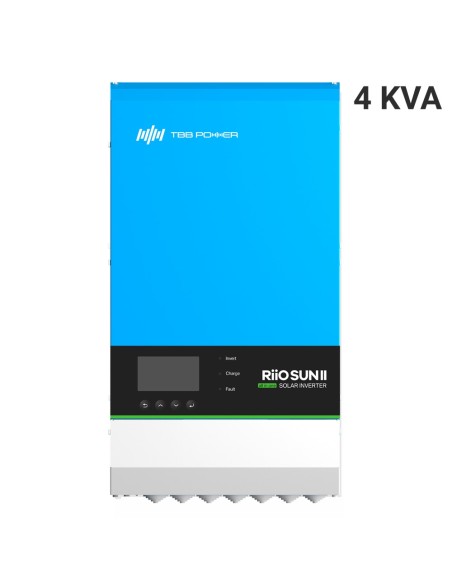 INVERSOR MONOFÁSICO TODO EN UNO TBB - POTENCIA 4000W - 1 ENTRADA MPPT - INVERSOR, CARGADOR Y REGULADOR - COMPATIBLE CON BATERÍAS