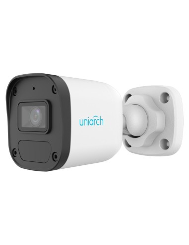 CÁMARA BULLET IP UNIVIEW-UNIARCH - 2 MP | LENTE 2.8 MM  - IR 30 M | DWRD - DETECCIÓN DE CUERPO HUMANO - POE | IP67 - MICRÓFONO I