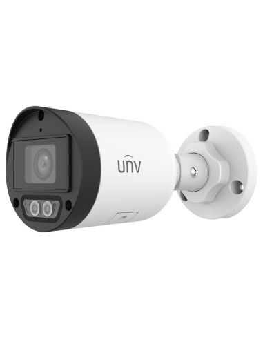 CÁMARA BULLET IP UNIVIEW - GAMA EASY - 8 MP | LENTE 2.8 MM | MICROSD 512 GB - IR 30 M | LUZ BLANCA 30 M  | WDR 120 DB  - ULTA MO