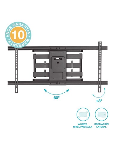 SOPORTE DE TELEVISION O MONITOR CON BRAZO 43" - 90"