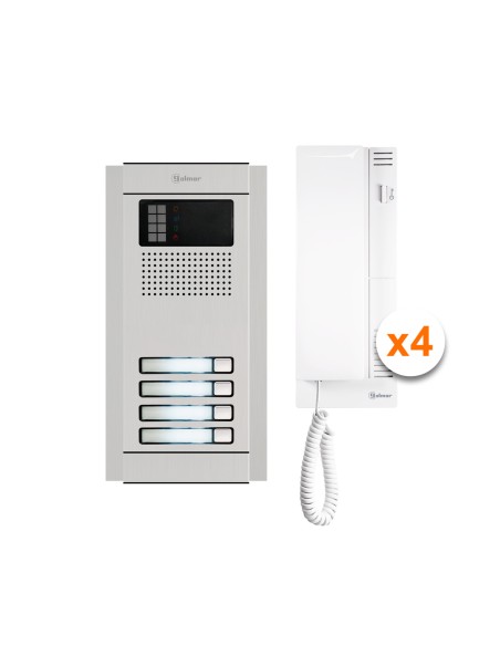 KIT PORTERO GOLMAR AUDIO 4140/AL 4P.