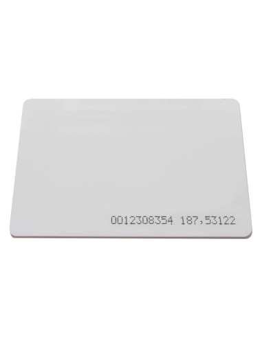 TARJETA DE PROXIMIDAD NUMERADA - ID POR RADIOFRECUENCIA | MEMORIA 8K - MF DESFIRE EV3 PASIVO | FORMATO CR80 - ALTA FRECUENCIA 13