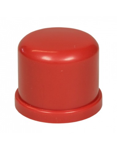 ANSAUGROHR VON 25MM - ENDKAPPE D=25MM - ABS ROT - 5 EINHEITEN