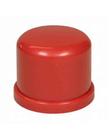 TUBERÍA DE ASPIRACIÓN DE 25MM - TAPA FINAL D=25MM - ABS ROJO - 5 UNIDADES