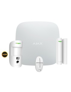 KIT DE ALARMA PROFESIONAL - CERTIFICADO GRADO 2 - COMUNICACIÓN ETHERNET / WI-FI / DUAL SIM 4G - INALÁMBRICO 868 MHZ JEWELLER Y W