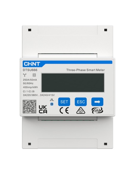 SMART METER ANKER SOLIX - TRIFÁSICO | BIDIRECIONAL - COMPATÍVEL COM O INVERSOR ASOX-H8K - MONTAGEM EM CARRIL DIN - PRECISÃO CLAS