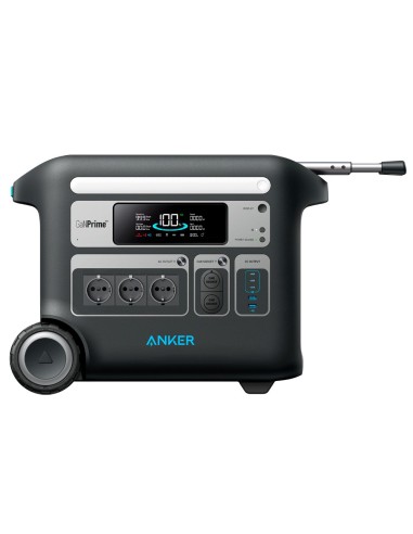 BATERÍA PORTÁTIL ANKER SOLIX - GRAN CAPACIDAD 2048WH - POTENCIA SALIDA 2300W - SALIDAS Y FORMAS DE RECARGA MÚLTIPLES - 3000 CIC