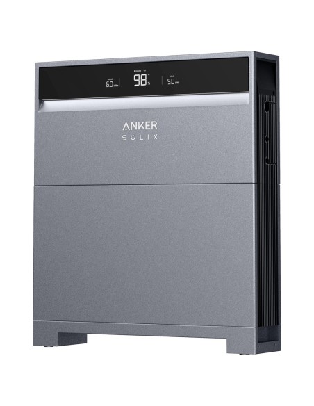 PACK INVERSOR + BATERÍA ANKER SOLIX - INVERSOR ASOX-H6K MONOFÁSICO - POTENCIA 6000W - 2 ENTRADAS MPPT - BATERÍA ASOX-X1-B5 5000W