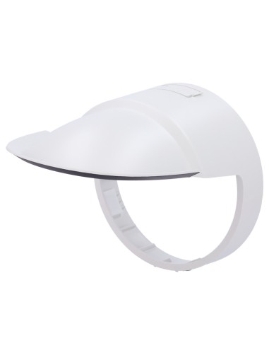 PROTECTOR CONTRA LA LLUVIA HIKVISION - COMPATIBLE CON HIWATCH HIKVISION - PLÁSTICO PC - COLOR BLANCO - 174 MM (Ø) X 209 MM (FO)