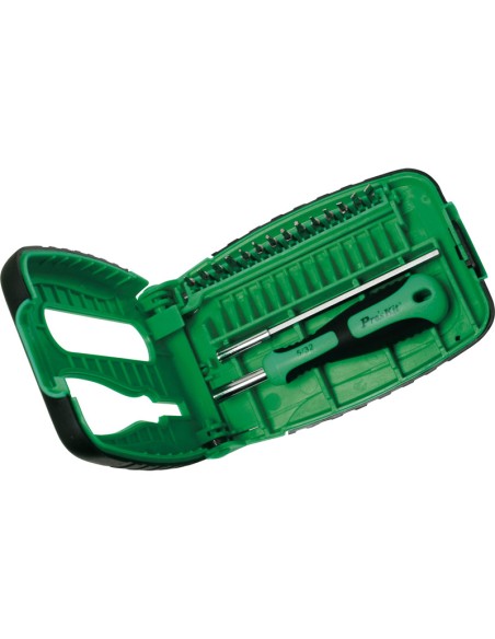 DESTORNILLADOR CON PUNTAS DE PRECISION INTERCAMBIABLES HRV9804