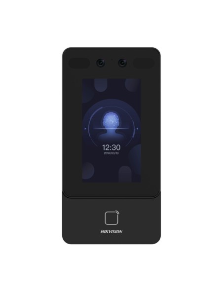 CONTROL DE ACCESO Y PRESENCIA POE IP65 - FACIAL, TARJETA MF DESFIRE, QR Y PIN - 1.500 USUARIOS | 150.000 REGISTROS - TCP/IP, WIF