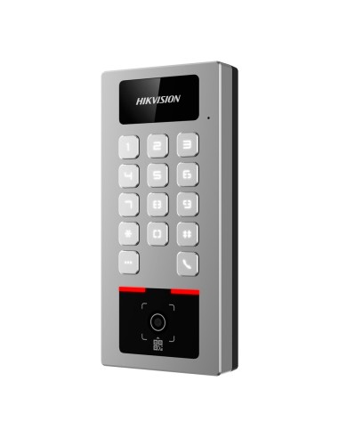 CONTROL DE ACCESO IP65 IK09 - TARJETA MF DESFIRE, QR DINÁMICO Y PIN - 10.000 USUARIOS | 300.000 REGISTROS - TCP/IP, WIFI, RS485