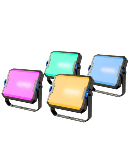 GOVEE PACK 4 REFLECTORES LED - WI-FI 2.4 GHZ + BLUETOOTH  - COLOR SEGMENTADO + BLANCO CÁLIDO/FRÍO - INTENSIDAD 1000 LÚMENES - MA