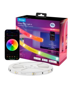 TIRA LED INTELIGENTE 10 M - WI-FI 2.4 GHZ + BLUETOOTH  - COLOR SEGMENTADO + BLANCO - INTENSIDAD 180 LÚMENES/M - MATTER / HOMEKIT