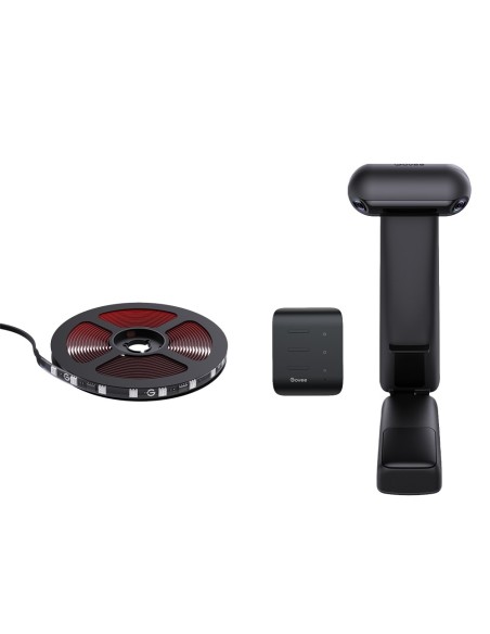 RETROILUMINACIÓN DE TV T2  DOBLE CÁMARA - WIFI 2.4 GHZ / BLUETOOTH / COMPATIBLE CON ALEXA &AMP; GOOGLE - RGBIC / 60 LEDS/M  - 