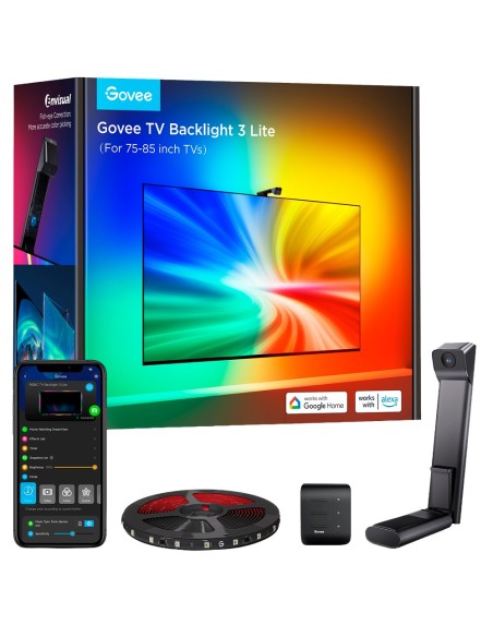 RETROILUMINACIÓN DE TV 3 LITE - WI-FI 2.4 GHZ + BLUETOOTH / MATTER - COLOR SEGMENTADO + BLANCO - 612 LÚMENES / 30LEDS/M - MATTER