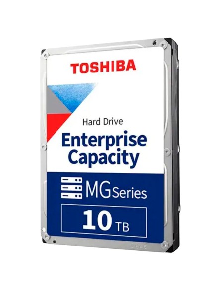 DISCO DURO TOSHIBA - CAPACIDAD 10 TB - INTERFAZ SATA 6 GB/S - HASTA 32 TRANSMISIONES DE INTELIGENCIA ARTIFICIAL - MODELO MG10ADA