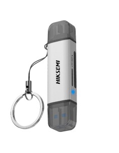 LECTOR DE TARJETAS HIKVISION - ENTRADA: TARJETA MICROSD Y SD - SALIDA: USB A Y USB C - TRANSFERENCIA DE DATOS DE 5 GBPS