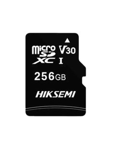 TARJETA MICROSD HIKVISION - CAPACIDAD 256 GB - CLASE 10 | VELOCIDAD R/W: 92/50 MB/S - CICLOS E/P: HASTA 200 - CÁMARAS HOME, SMAR