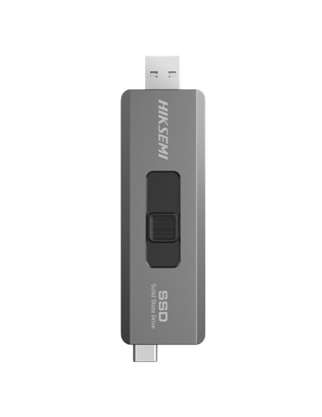 DISCO SSD PORTÁTIL HIKVISION - FORMATO DE PEN DRIVE - CAPACIDAD 1 TB - INTERFAZ USB TIPO A Y USB TIPO C - VELOCIDAD LECTURA/ESCR